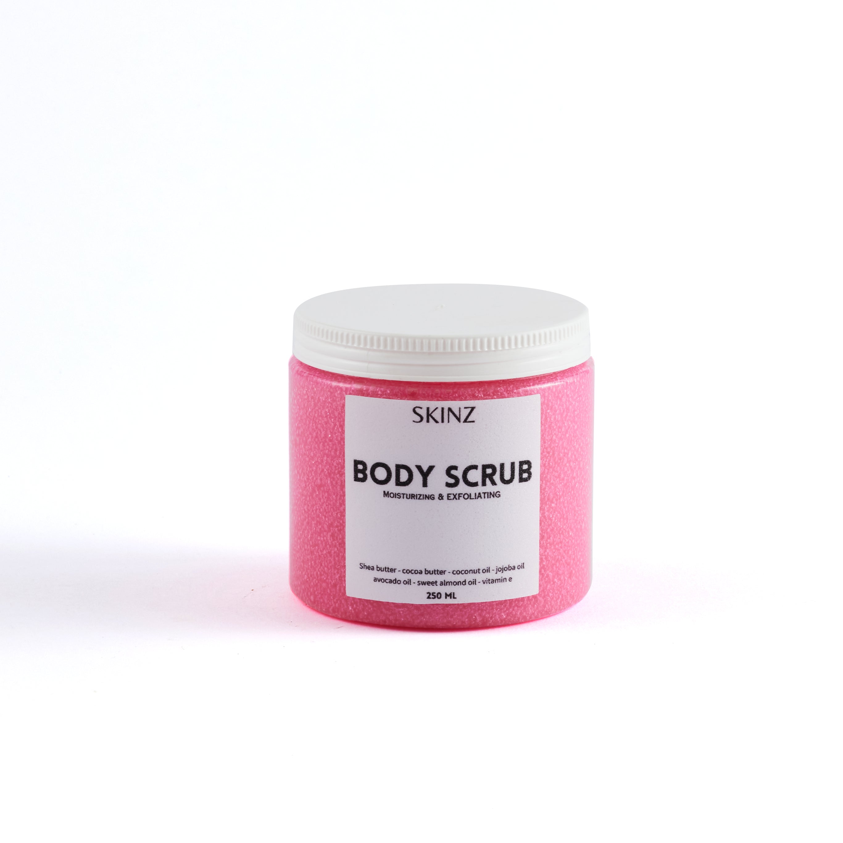 Pink waves body scrub