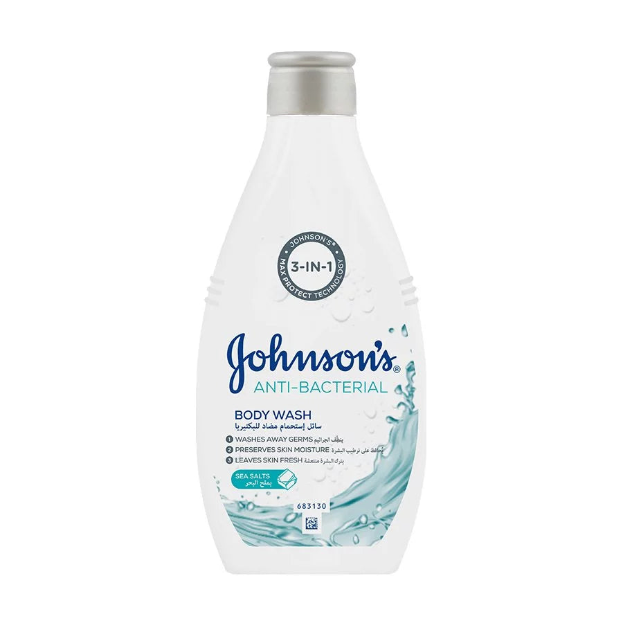 Johnson's Anti Bacterial Body Wash With Sea Salts 250ml