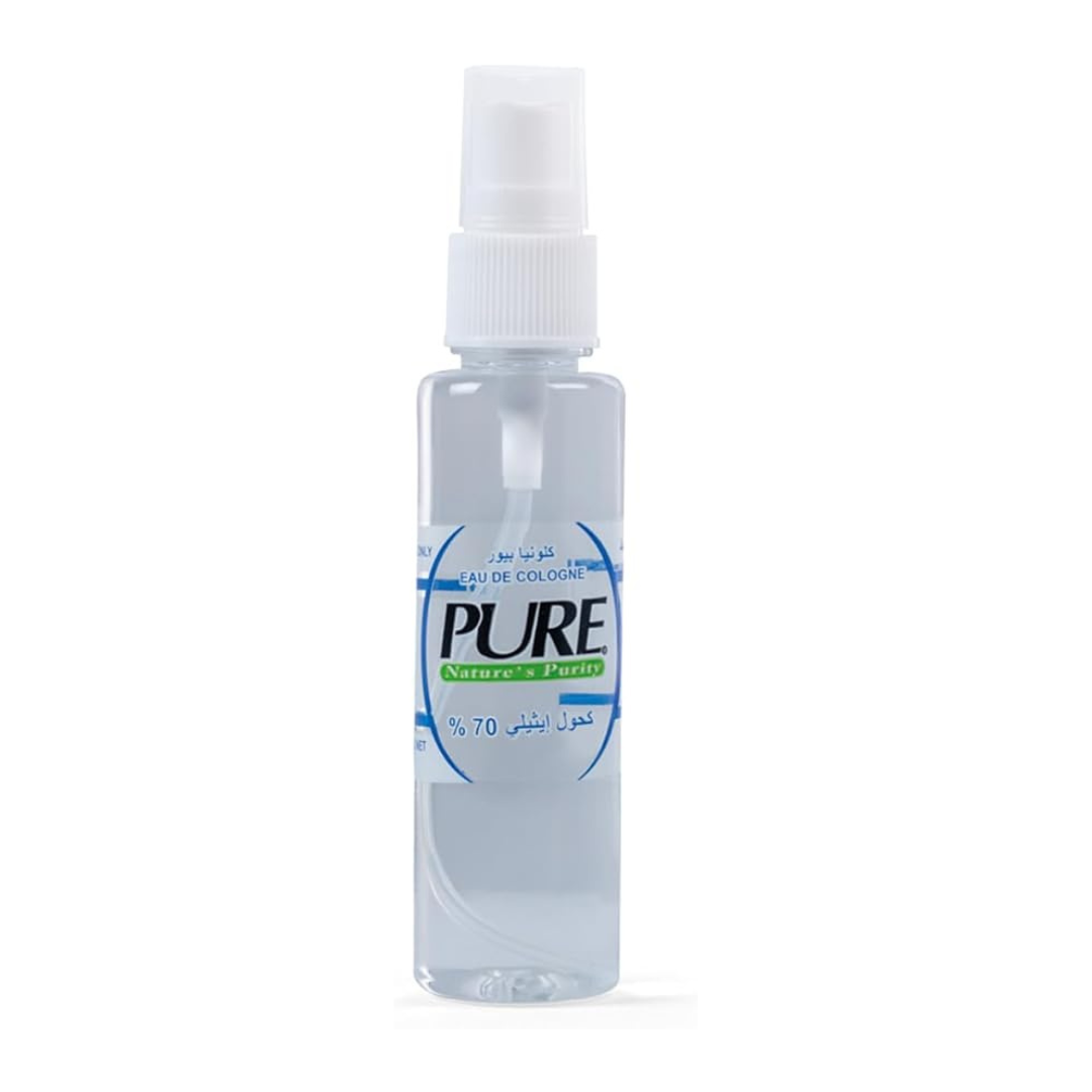 eau de cologne pure-ethyl alcohol spray-70ml
